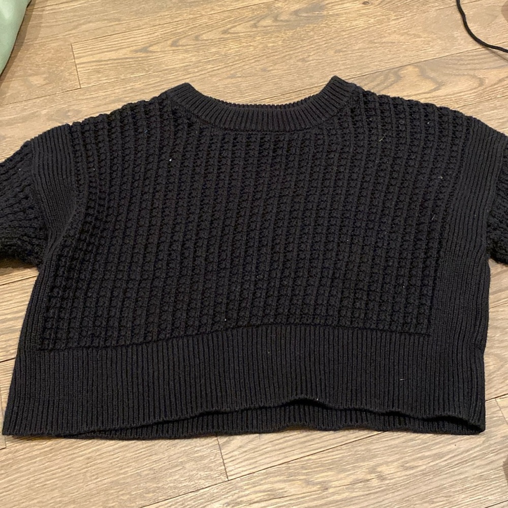 Long sleeve black sweater for women size xs